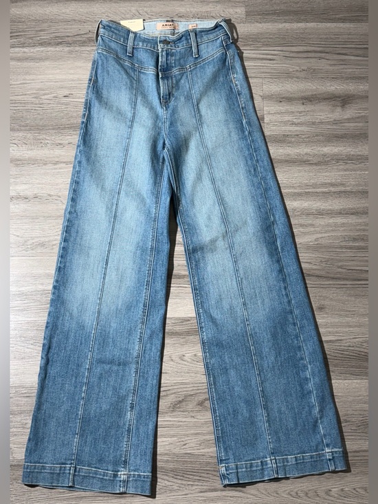 Ariat Denim - Ariat Real Denim 27R Ultra High Rise Wide Leg Jeans Women’s Light Wash NWT